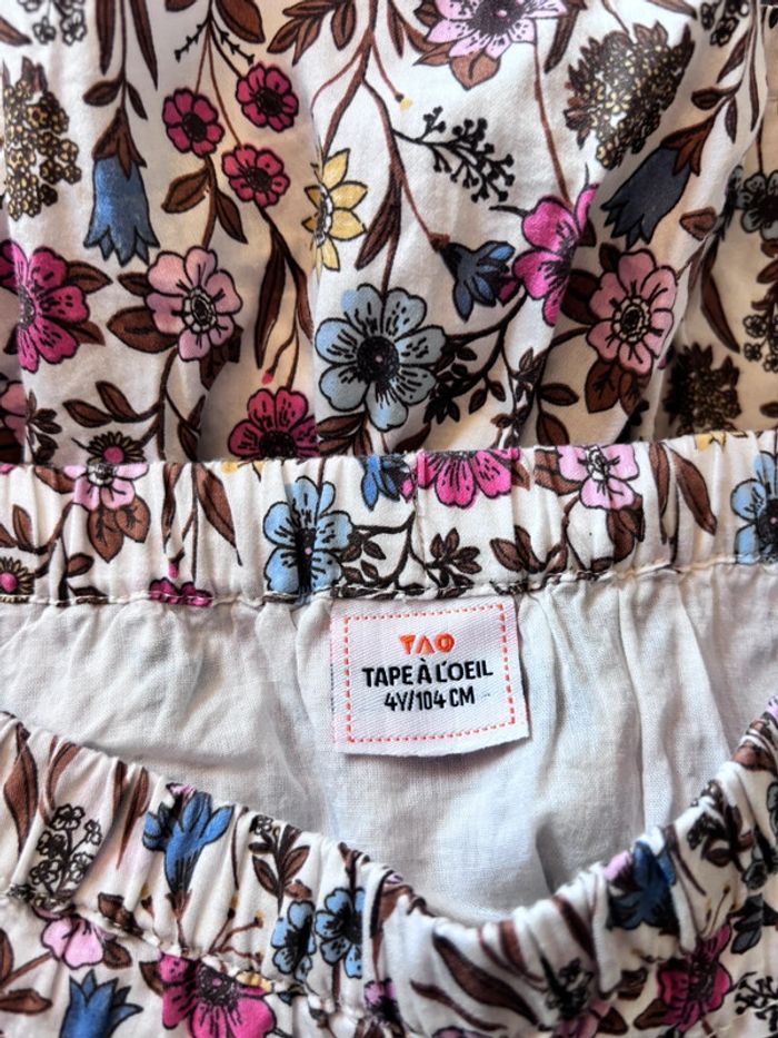 🌻Jupe motif fleuri liberty 4 ans tape à l’œil🌻 - photo numéro 2