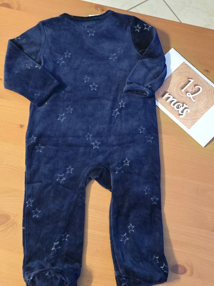 NEUF(non porté 🏷💙😍superbe  pyjama 12 mois garçon  ou mixte💙💙😍🤩 - photo numéro 2