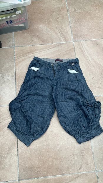 Sarouel très large en jean taille 36 (n°30)