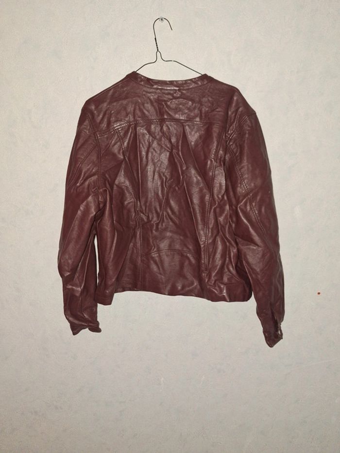 Blouson imitation cuir kiabi 46 - photo numéro 3