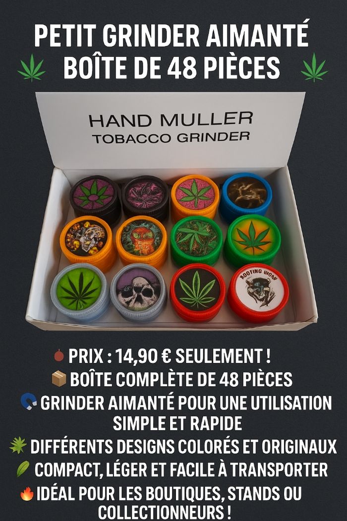 Grinder aimanté 48 pièces