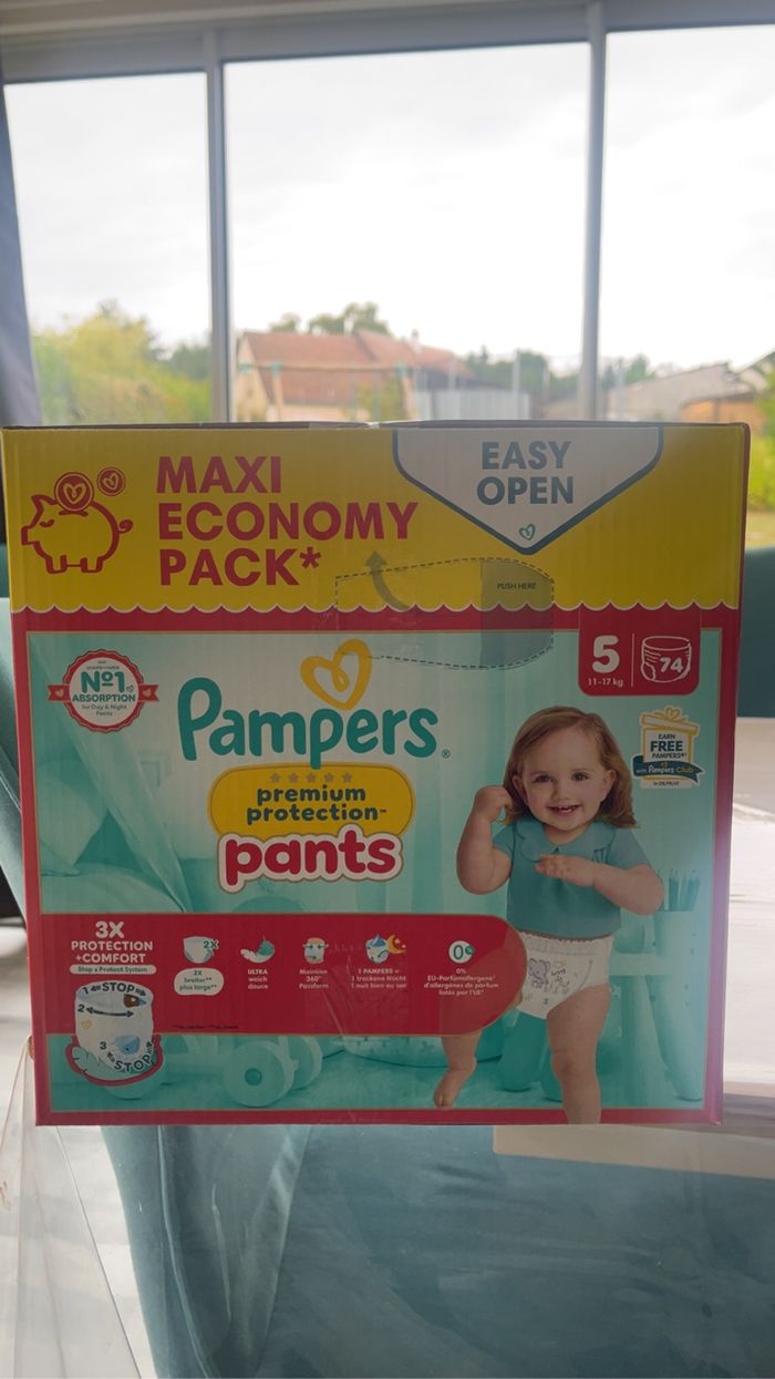Pampers  pants premium protection taille 5