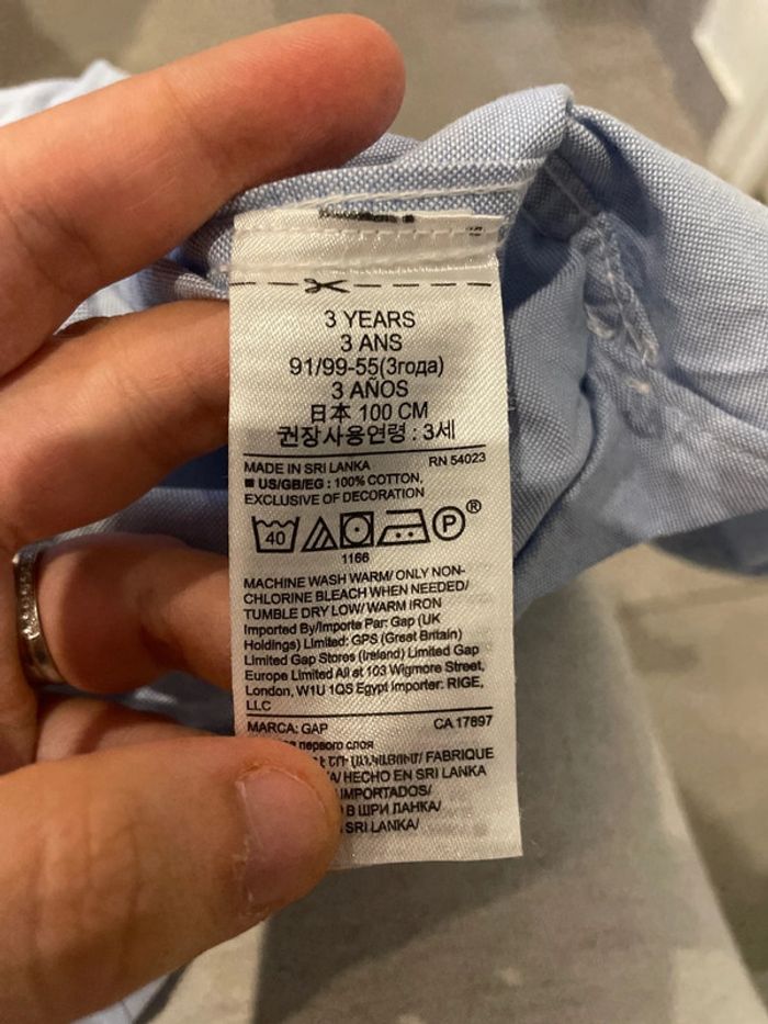 Chemise manche longue gap - photo numéro 5