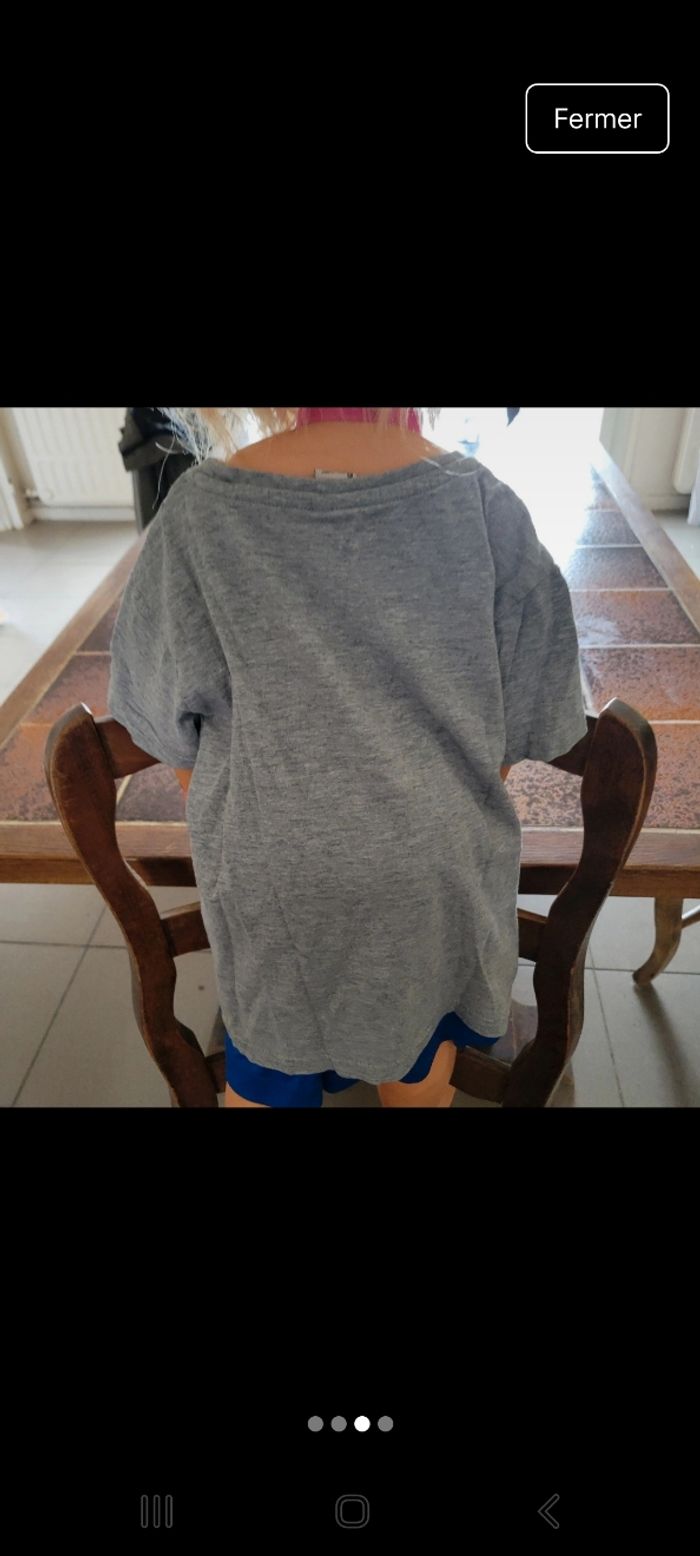 Tee-shirt manches courtes lion - photo numéro 4