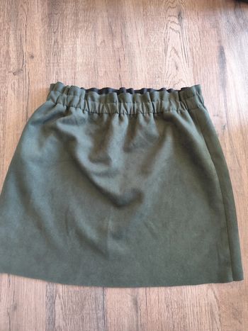 Jupe kaki élastique