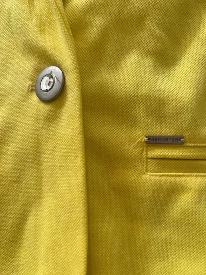 Vends veste jaune 158cm miss reporter très bon état - photo numéro 5