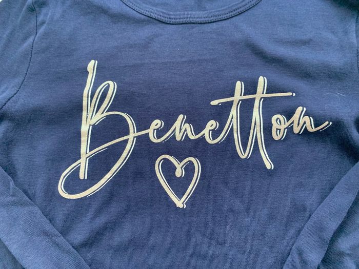 T shirt Benetton fille 10-11ans - photo numéro 2