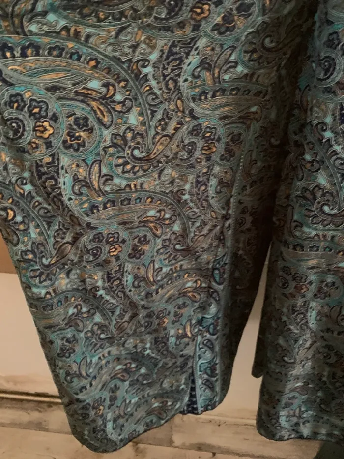 Pantalon fluide jambes extra large taille 36 taille élastique - photo numéro 4