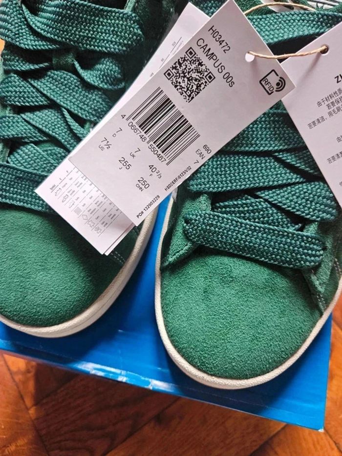 Adidas Campus 00s dark green Taille 40 2/3 - photo numéro 2