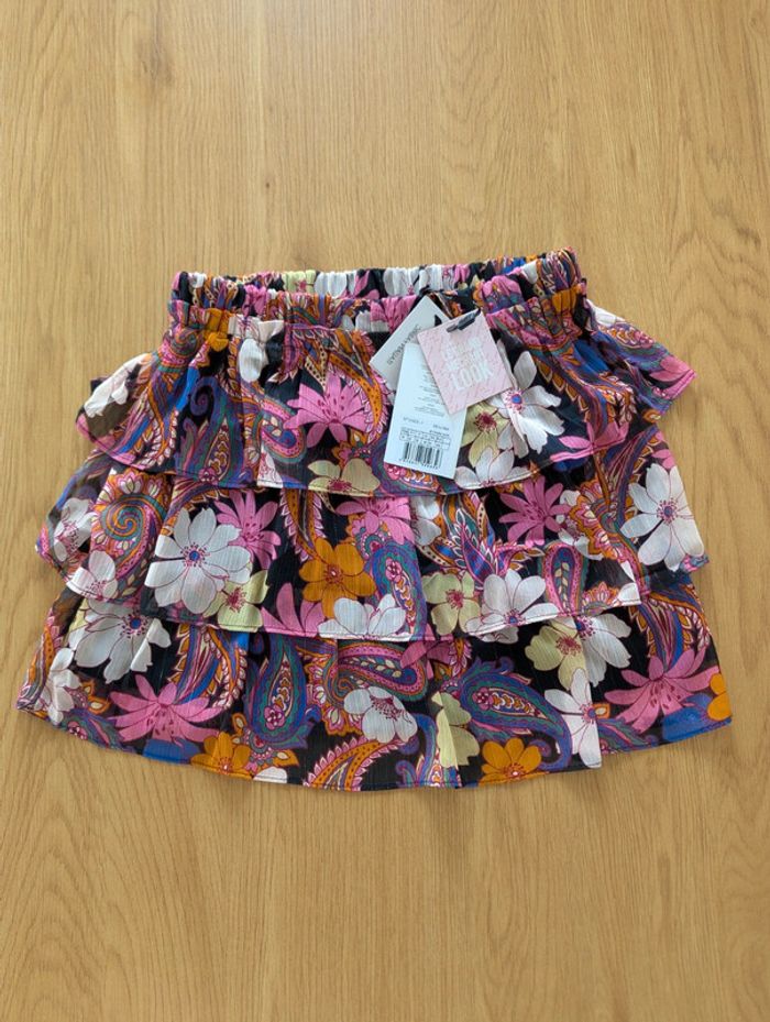 Jupe Naf Naf neuve avec étiquette, modèle Stones J1 (SENJ39A), taille M - photo numéro 2