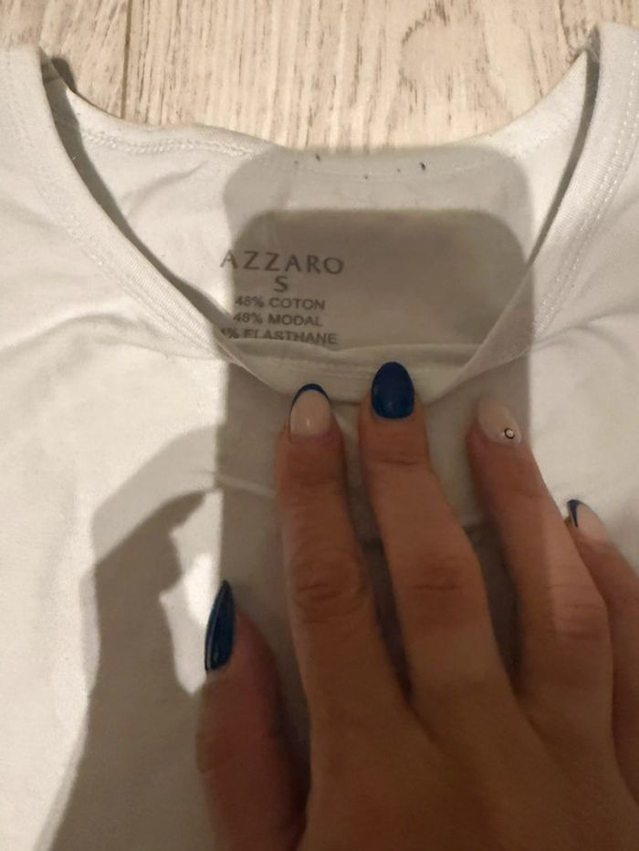 T-shirt|basic|azzaro - photo numéro 2