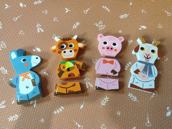 Puzzle en bois aimanté Janod