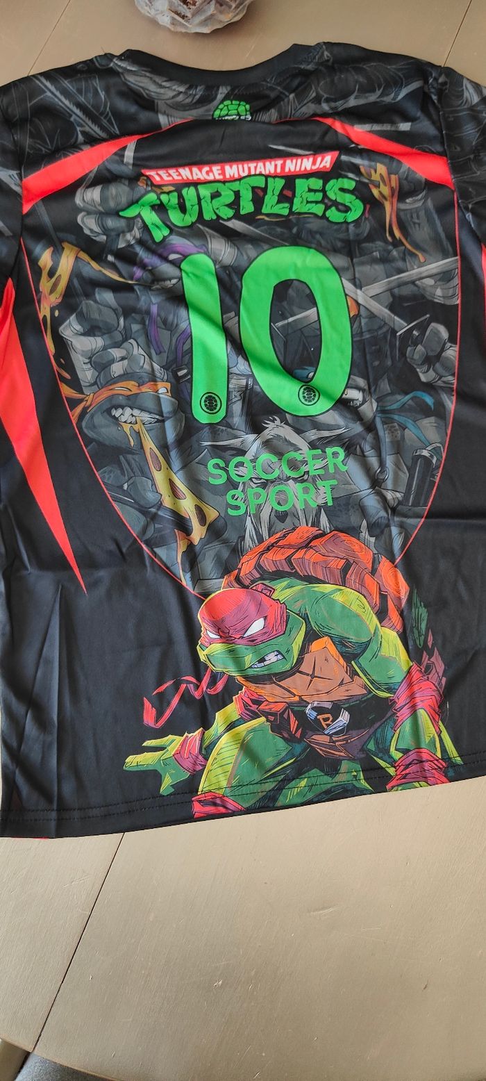 T-shirt maillot tortues ninja - photo numéro 5