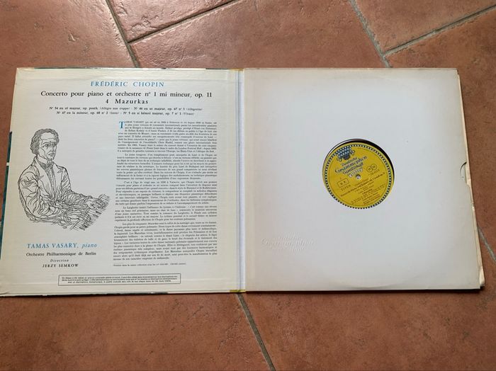 Vinyle 33t Chopin concerto pour piano et orchestre - photo numéro 2