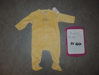 pyjama kiabi taille 9 mois neuf