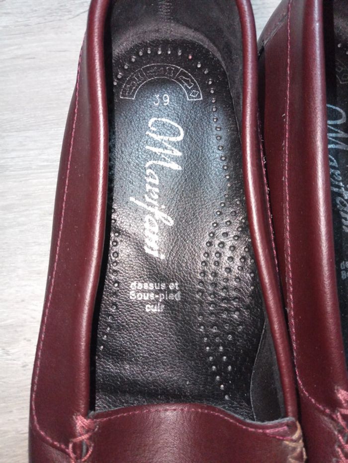 Mocassins en cuir taille 39 - photo numéro 2