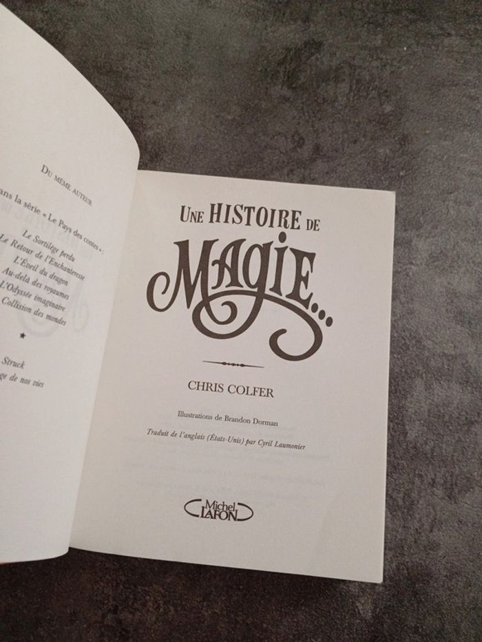 Livre une histoire de magie - photo numéro 5
