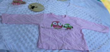 T-shirt manches longues bébé fille