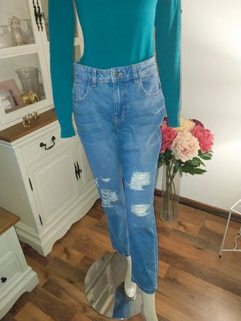 Jean Mom destroyer bleu moyen Taille 36 by Jennyfer excellent état