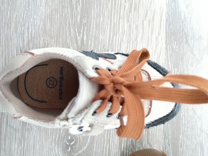Basket Vertbaudet Pointure 22 Lacet et zippe - photo numéro 4