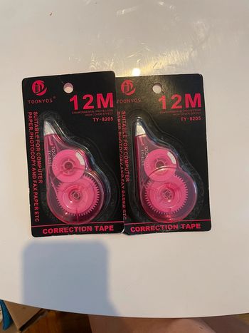 2 Rubans correcteur - blanco 12 mètres