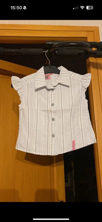 Chemise bleu 4 ans