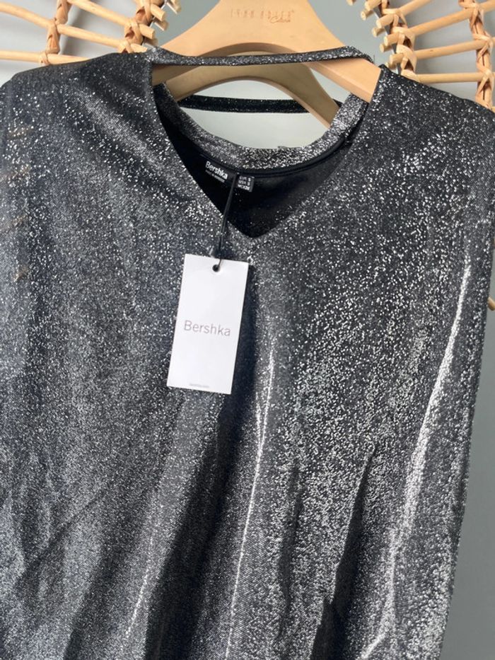 Superbe haut femme débardeur soirée Bershka taille s neuf - photo numéro 2