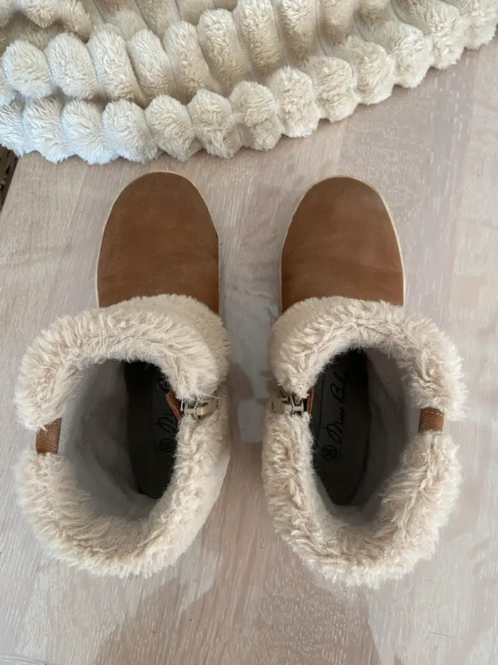 Bottines fourrée, fille, 35 - photo numéro 2