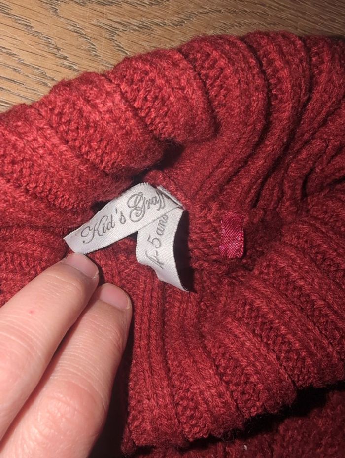 Robe pull maille kids graffiti 4/5 ans. - photo numéro 2