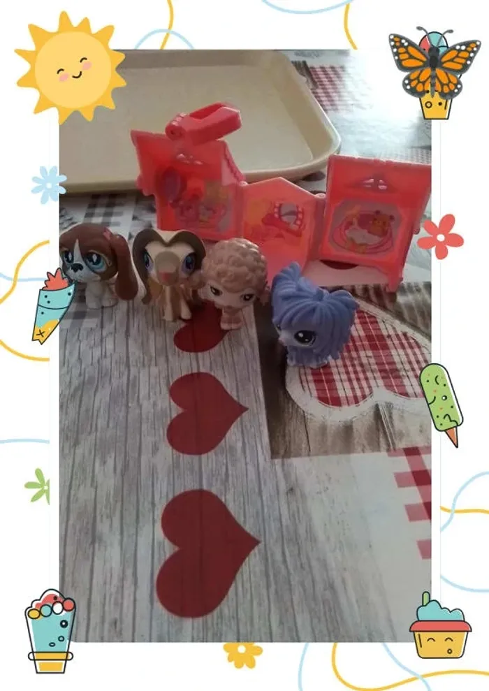 Lot de 7petshop et une maison - photo numéro 5