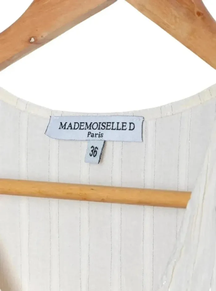Robe blanche Mademoiselle D Paris – taille 36 - photo numéro 7
