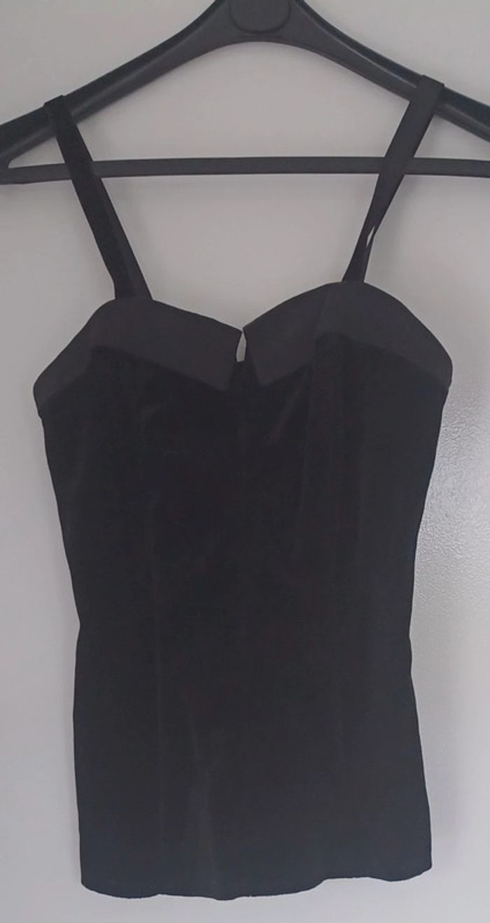 Bustier en velours