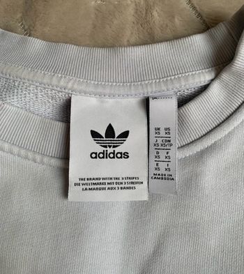 Pull Adidas Bleu Clair
