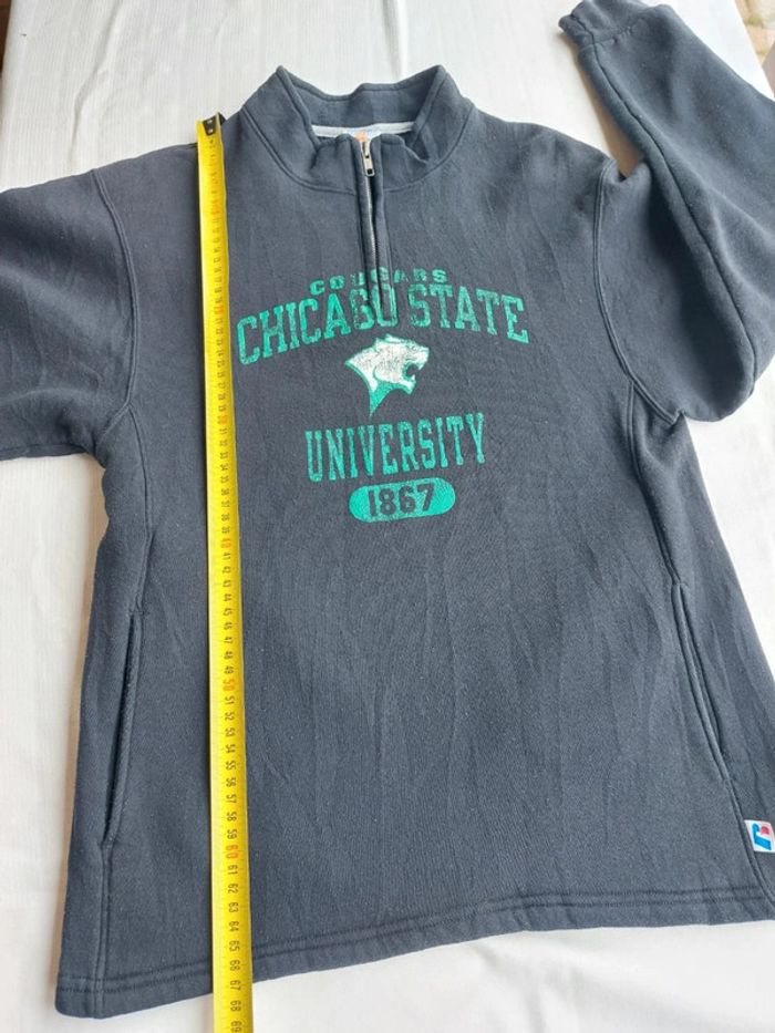 Sweat zippé avec poche Taille S Russell Athlétic - photo numéro 7