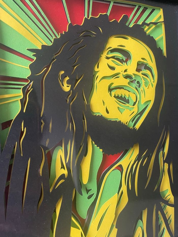 Cadre 3D Bob Marley - photo numéro 2