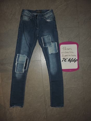 jeans orchestra taille 12 ans ATTENTion voir photo petite tache