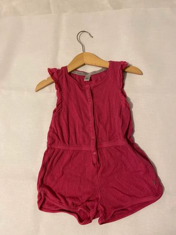 Combishort Okaidi framboise 4 ans