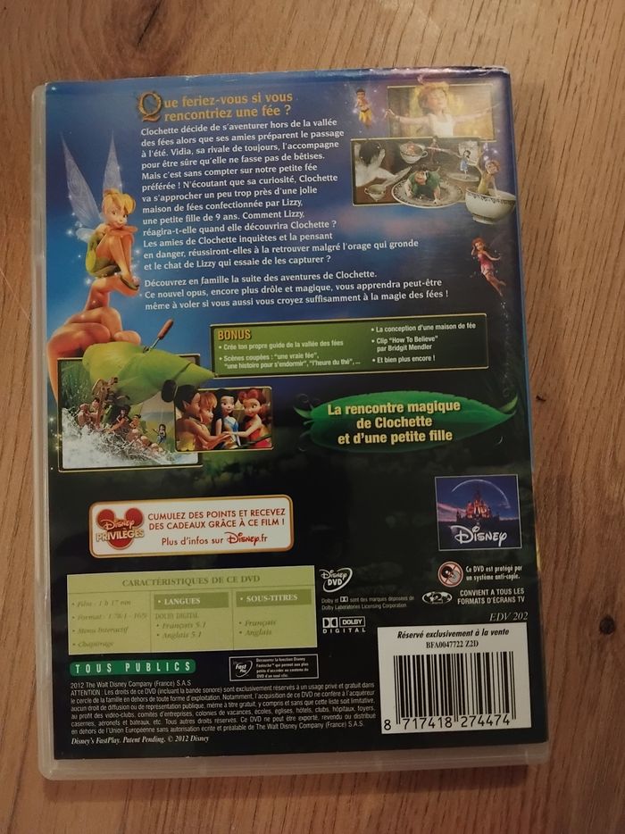 Dvd Clochette - photo numéro 2