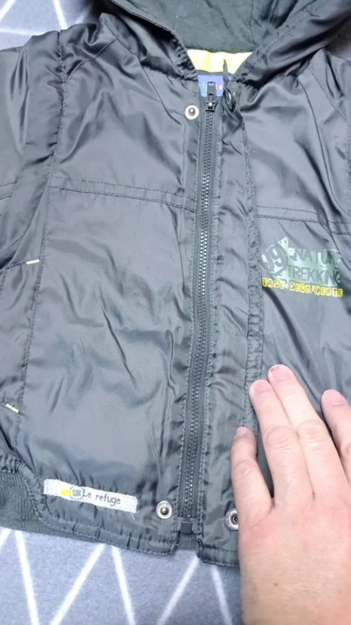 🦁 Vestes mi-saison avec manches amovibles, de bon matin, 12 mois - photo numéro 3