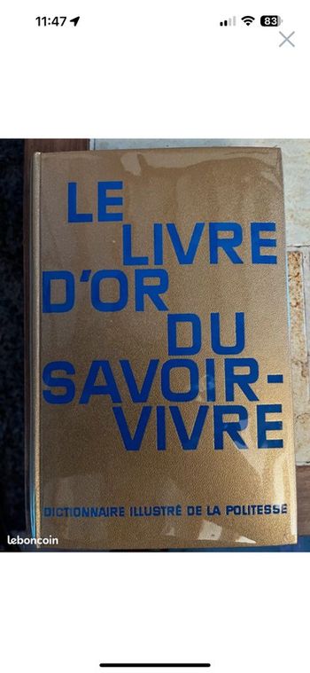 Le livre d’or du savoir vivre