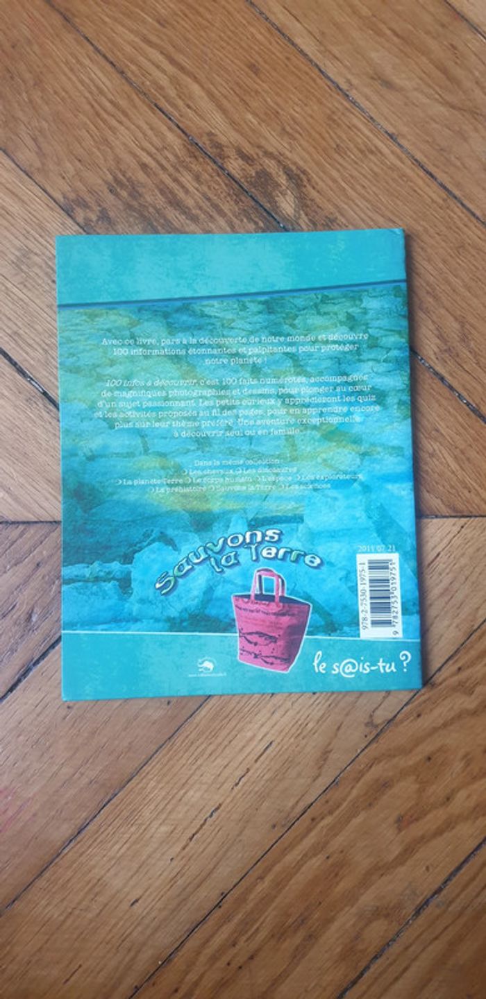 Livre sauvons la terre. Le sais tu? Edition piccolia - photo numéro 3