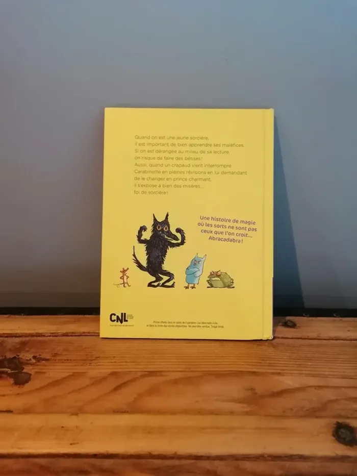 Livre Carabinette la petite sorcière qui n'en fait qu'à sa tête ! - photo numéro 2
