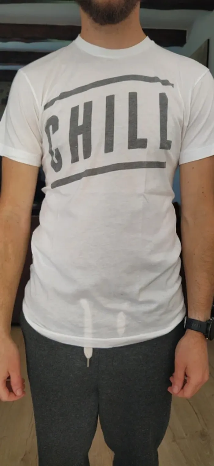 Teeshirt blanc chill