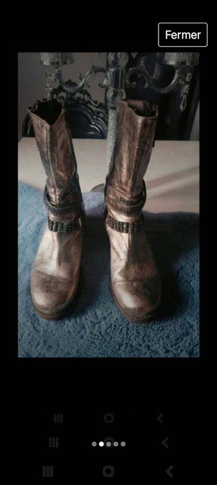Botte en cuir acheté 198€