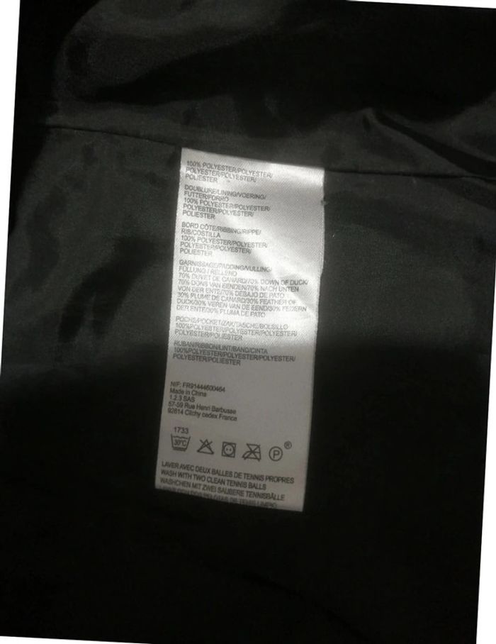 Veste matelassée noire 123 taille 44 - photo numéro 7