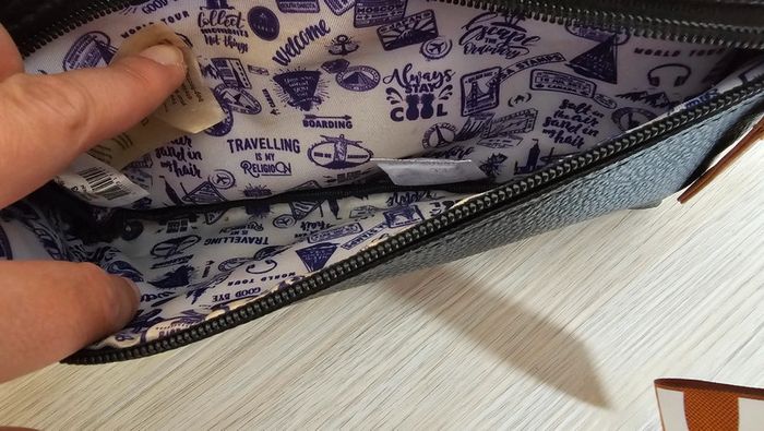 Pochette cabaia noire simili cuir - photo numéro 3