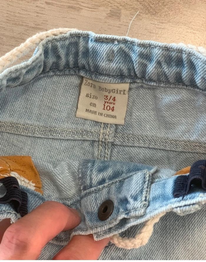 Short Zara 3-4 ans 104 cm - photo numéro 4