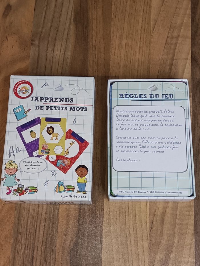 Jeu de carte J'apprends des petits mots à partir 3 ans - photo numéro 4