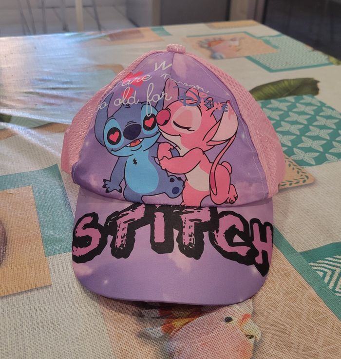 CASQUETTE FILLE STITCH ET ANGEL ! NEUVE !
