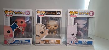 A vendre pop mr mime, gollum, mewtwo